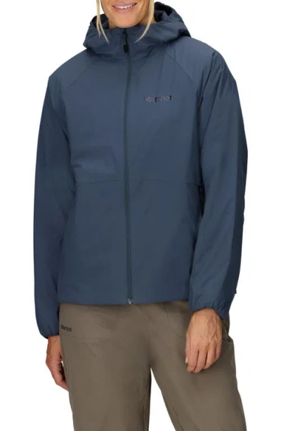Marmot Novus Lt Insulated Hooded Jacket In Blue
