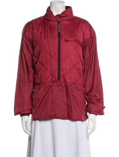 Pre-owned Marmot Nylon Down Jacket In Red