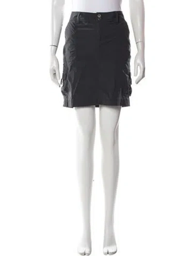 Pre-owned Marmot Nylon Mini Skirt In Gray