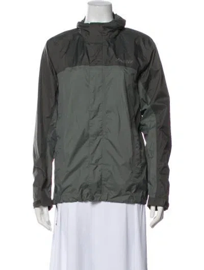 Pre-owned Marmot Nylon Utility Jacket In Gray