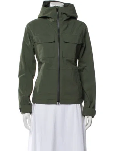 Pre-owned Marmot Nylon Utility Jacket In Green