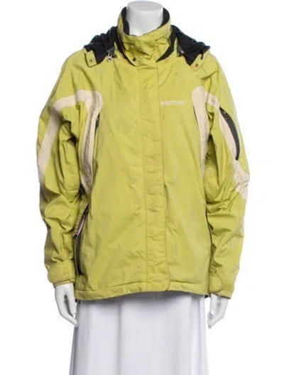 Pre-owned Marmot Nylon Utility Jacket In Green