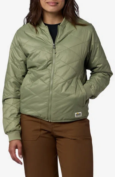 Marmot Onward Quilted Bomber Jacket In Green