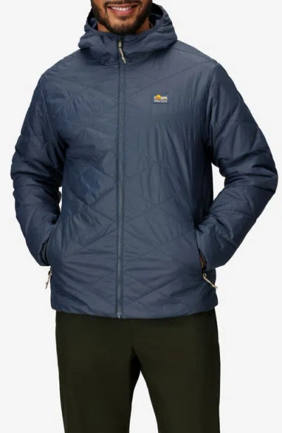 Marmot Onward Water Repellent Insulated Hooded Jacket In Blue