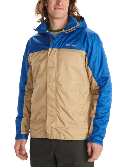 Marmot Precip Eco Mens Hooded Lightweight Raincoat In Multi