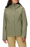 Marmot Precip® Eco Pro Waterproof Hooded Jacket In Green