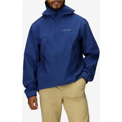 Marmot Precip® Eco Pro Waterproof Hooded Jacket In Twilight Blue