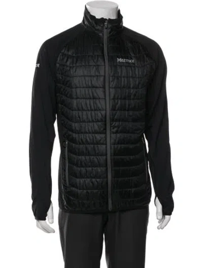 Pre-owned Marmot Puffer Coat In Black
