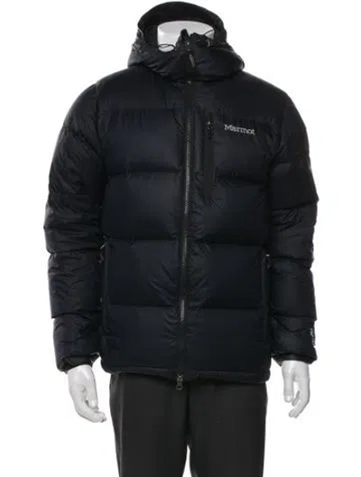 Pre-owned Marmot Puffer Coat In Blue