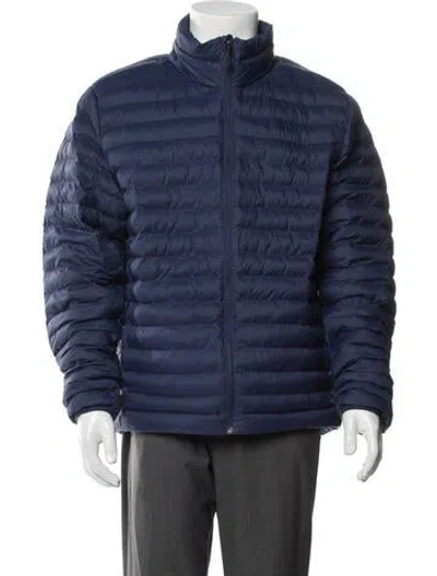 Pre-owned Marmot Puffer Coat In Blue