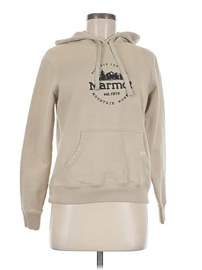 Pre-owned Marmot Pullover Hoodie In Brown