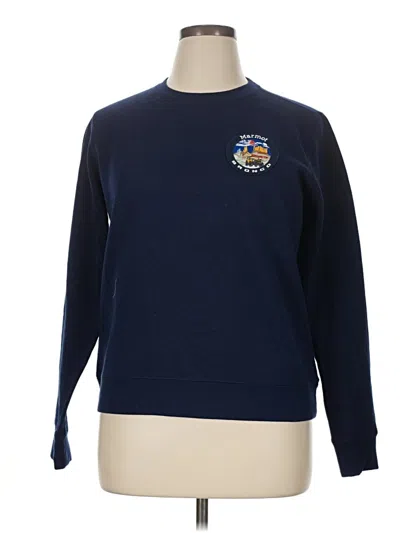 Pre-owned Marmot Pullover Sweater In Blue