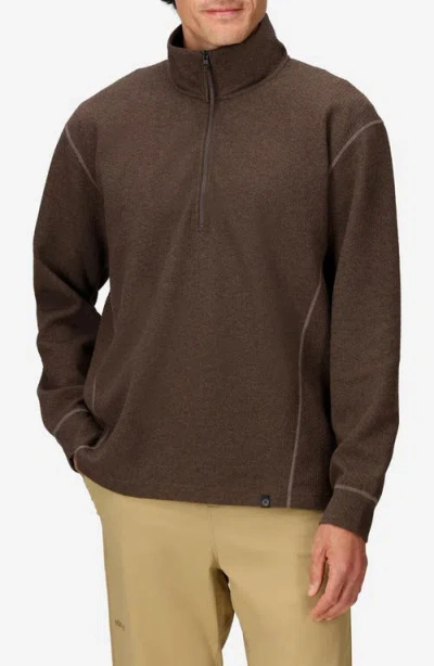 Marmot Ridge Tech Half Zip Top In Brown