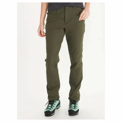 Marmot Scree Softshell Trousers In Olive In Green