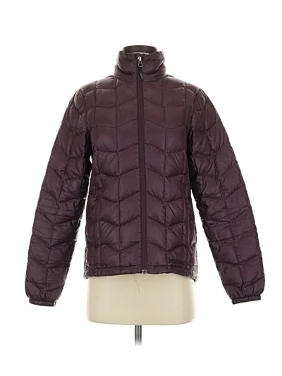 Pre-owned Marmot Snow Jacket In Burgundy