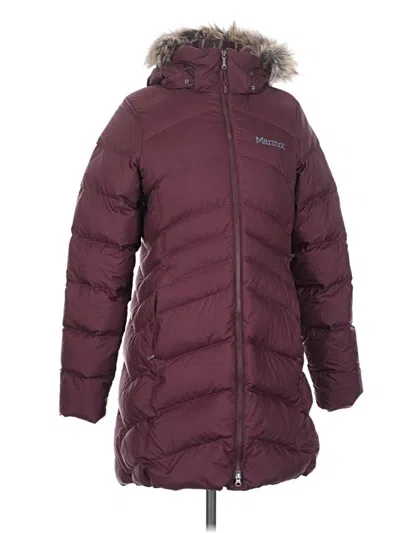 Pre-owned Marmot Snow Jacket In Burgundy