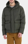 Marmot Stockholm Hooded 700 Fill Power Down Jacket In Rosin Green
