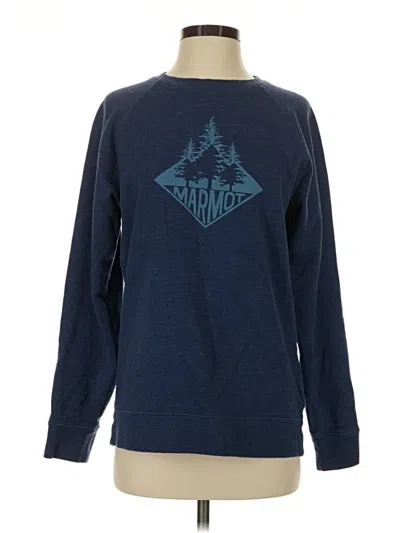 Pre-owned Marmot Sweatshirt In Blue