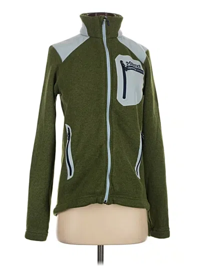 Pre-owned Marmot Track Jacket In Green