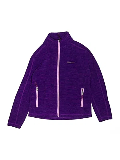 Pre-owned Marmot Kids' Track Jacket In Purple