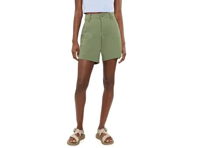 Marmot Trailway Shorts 7 Women's Shorts Olive Grove: 8 7 In Green