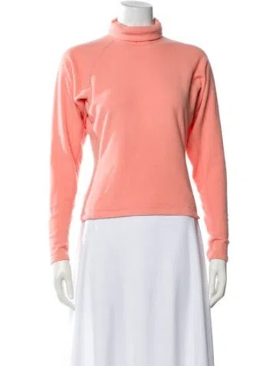 Pre-owned Marmot Turtleneck Long Sleeve Top In Orange