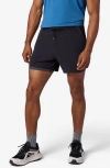 Marmot Unpaved Lined Active Drawstring Shorts In Black