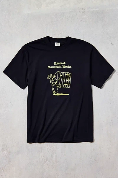 Marmot Uo Exclusive Marty Crash Pad Graphic Tee In Black, Men's At Urban Outfitters