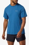 Marmot Uptrail Performance Running T-shirt In Blue