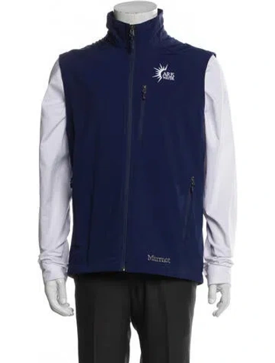 Pre-owned Marmot Vest In Blue