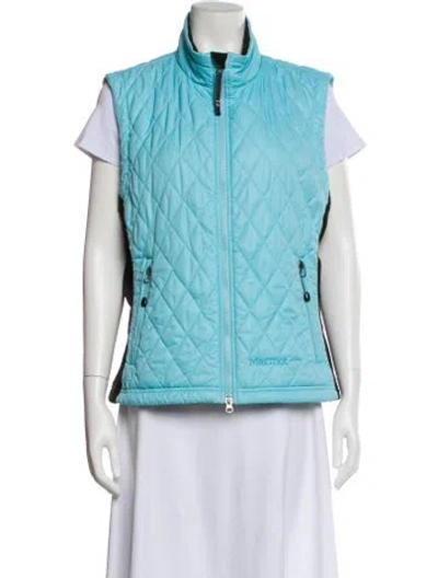 Pre-owned Marmot Vest In Blue