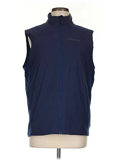 Pre-owned Marmot Vest In Blue