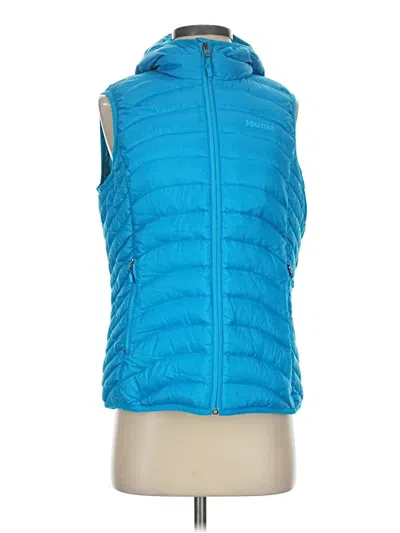 Pre-owned Marmot Vest In Blue