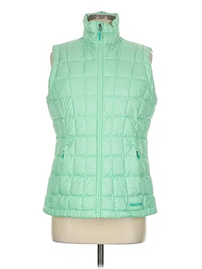 Pre-owned Marmot Vest In Green