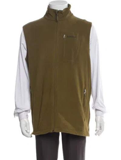 Pre-owned Marmot Vest In Green