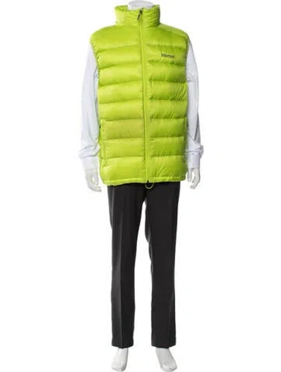 Pre-owned Marmot Vest In Green