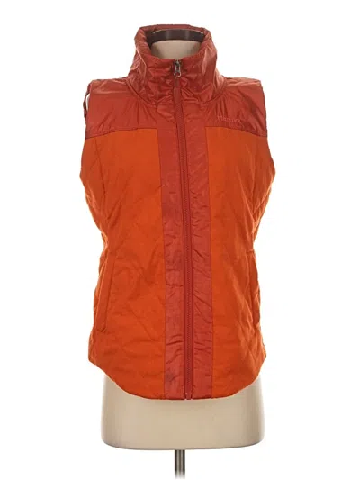Pre-owned Marmot Vest In Orange