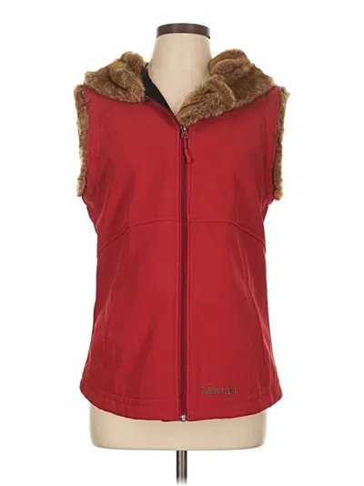 Pre-owned Marmot Vest In Red