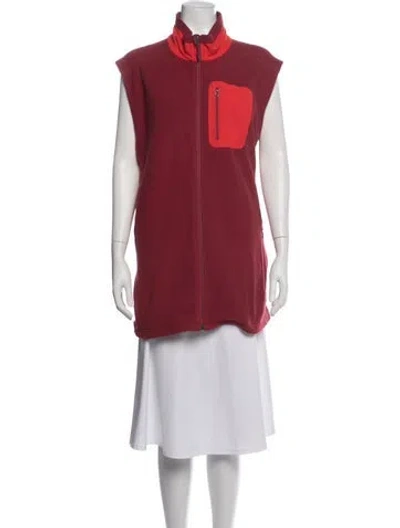 Pre-owned Marmot Vest In Red