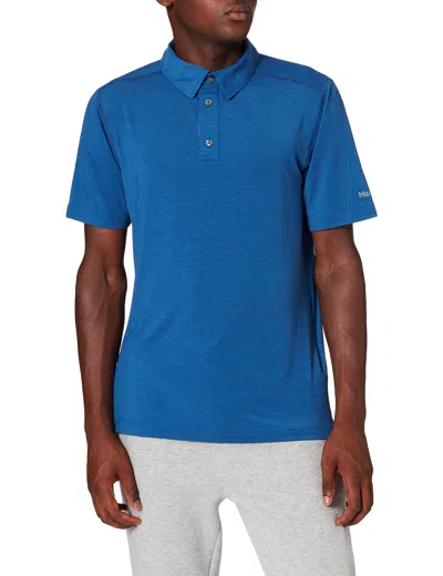 Marmot Wallace Polo Shirt - Arctic Navy Heather In Blue