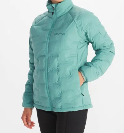 Marmot Warm Cube Active Novus Jacket In Blue Agave In Green