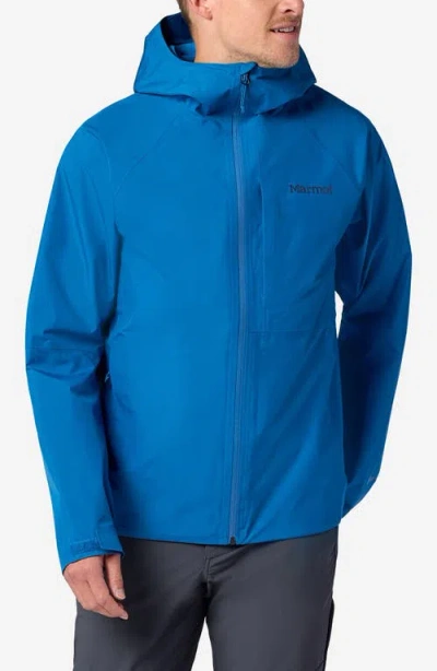 Marmot Waypoint Gore-tex® Waterproof Hooded Jacket In Blue