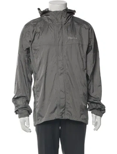 Pre-owned Marmot Windbreaker In Gray