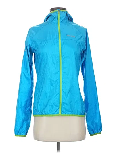 Pre-owned Marmot Windbreaker Jacket In Blue