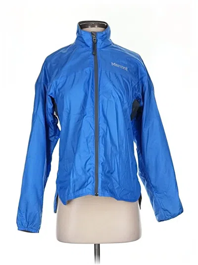 Pre-owned Marmot Windbreaker Jacket In Blue