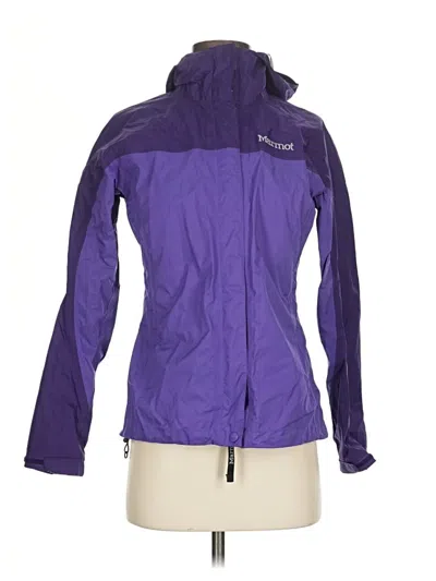 Pre-owned Marmot Windbreaker Jacket In Purple