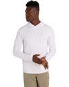 Marmot Windridge Shirt Mens Small White Stretch Long Sleeve Hooded Active Erk621 In White