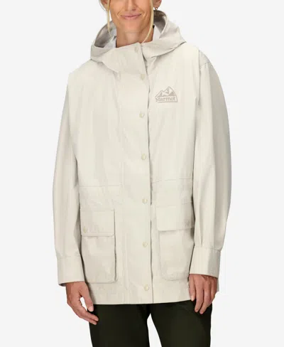 Marmot Women's '78 All-weather Parka Hooded Collar Jacket In Birch Bark