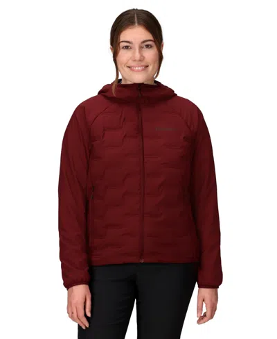 Marmot Women's Active Long Sleeve Hoodie In Burgundy