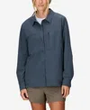 Marmot Women's Air Exchange Upf 40 Camp Collar Over Shirt In Green
